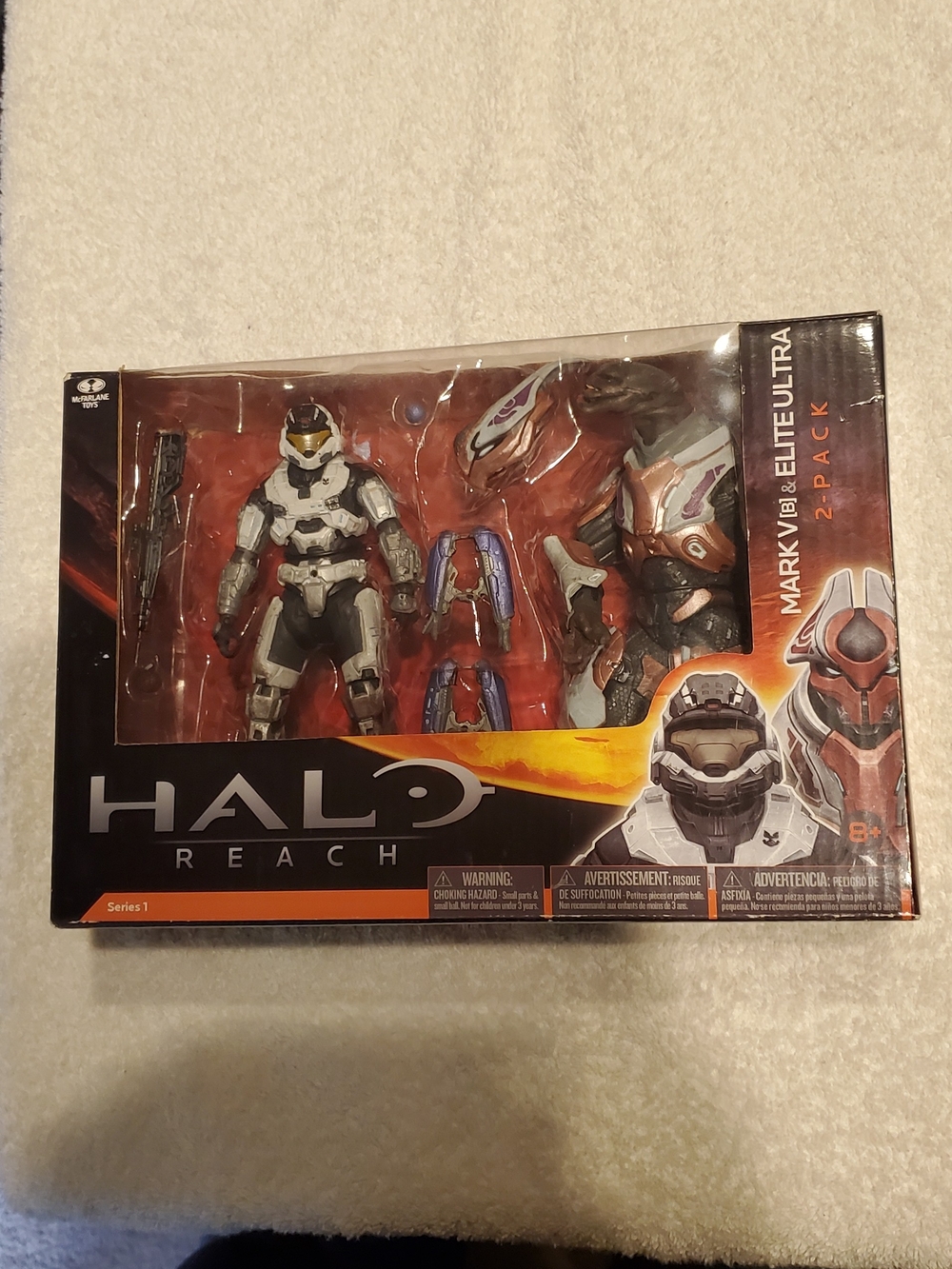 Microsoft Halo Reach Mark V & Elite Ultra 2-Pack - White and Orange Accents
